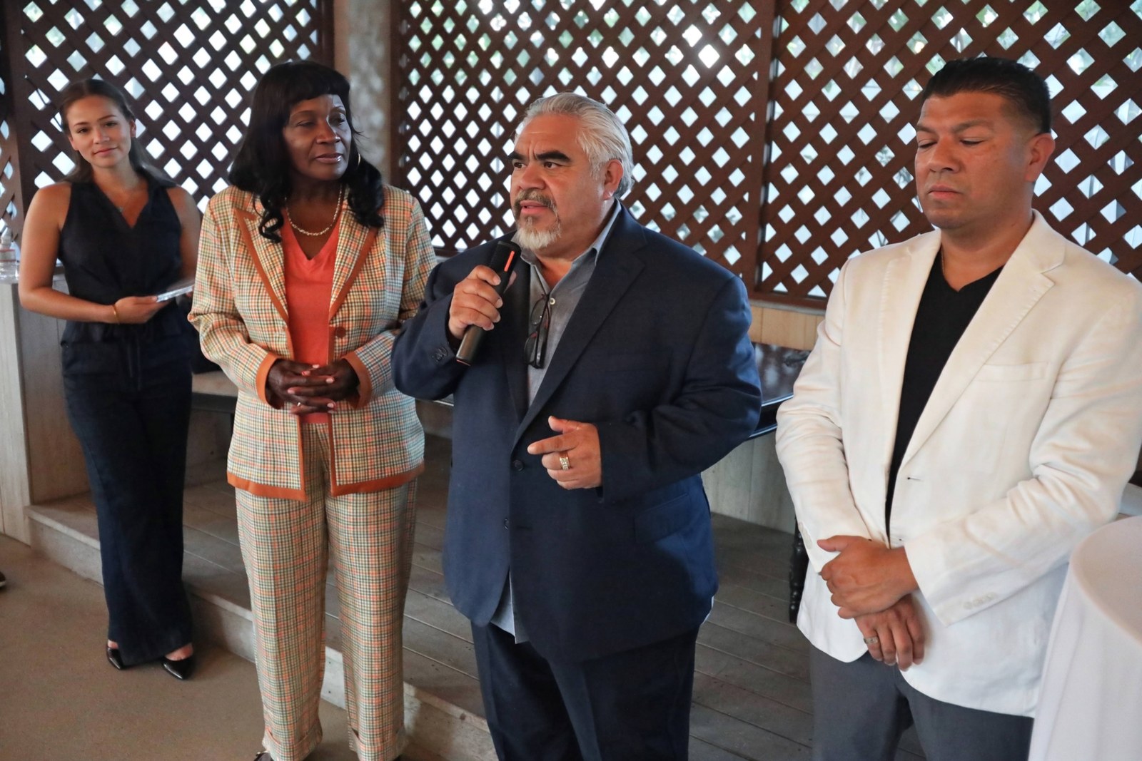 A speaker addresses guests at the Inland Empire Leaders’ Reception